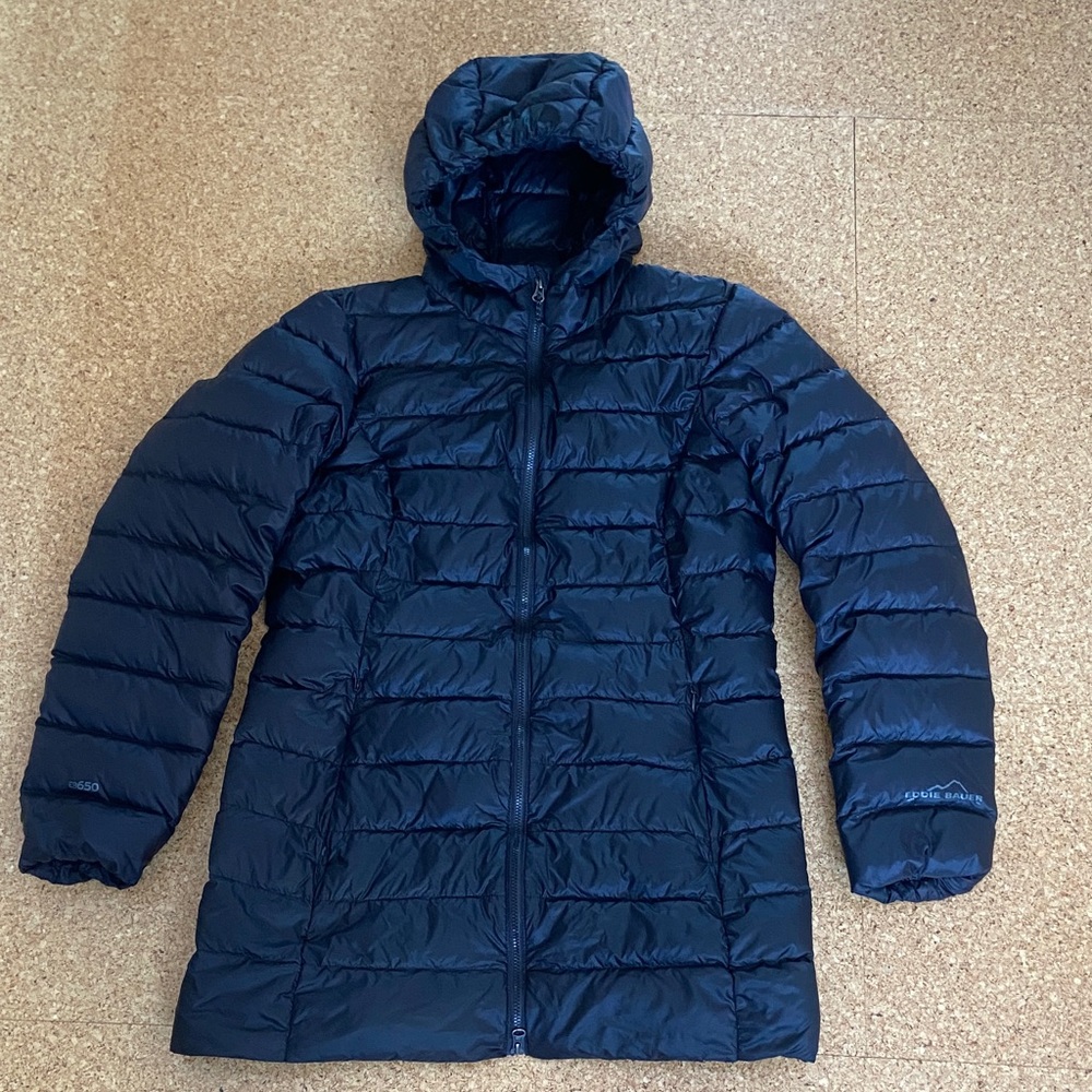 Eddie Bauer Women's Midnight Black Puffer Coat Small